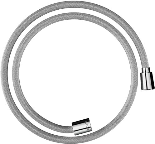 hansgrohe AXOR ShowerSolutions flexible de douche textile, 1250mm, écrou conique et cylindrique, 28227, Couleur: chrome