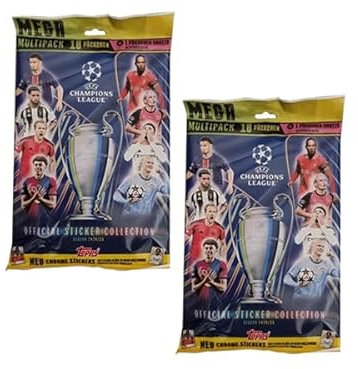 Topps UCL Champions League Sticker 2024/25 / 2x Mega Multipack