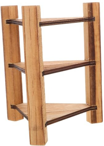 TOBBOMEY Muebles De Cocina De Madera para Casa De Estante De Frutas y Accesorios para y Fomentar Habilidades De Organización Infantil