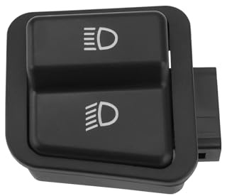 eMagTech 1Pc 3Pin 2 Buttons Handlebar Headlight Main Beam Switch Button Compatible with Lexmoto Titan125 ZN125T-8F Modification Accessories