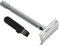 Ipetboom Tondeuse À Barbe Manuelle À Lancienne Brosse De Sécurité Blanche Réutilisable