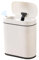Piashow Pattumiera da bagno, 8 l, con sensore, secchio per cosmetici, pattumiere automatico intelligente, per bagno e cucina (bianco)