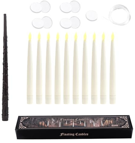 YDuupxe Swimming Candles with LED with a Withdrawal Wand for Charming Birthday Party Decorations