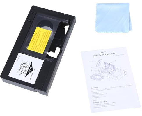 GMBYLBY Kassettenadapter für Camcorder Tape Kassetten Adapter Videoformat Kompatibilität VHS auf VHS C