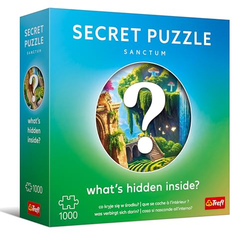 Trefl Premium Plus Quality Secret Puzzle: Sanctum - 1000 Pieces - Full of Secrets and Surprises - Perfectly Lockable - Suitable for Adults and Teens Ages 14+