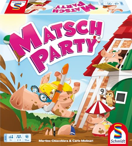 Schmidt 40674 Matsch-Party Kinderspiel, ab 5 Jahren | Aktionspiel