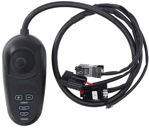 Ejoyous Controlador de Joystick para Silla de Ruedas Eléctrica Controlador de Joystick de Repuesto DC 24 V con Freno de Protección de Velocidad de Estacionamiento en Pendiente para Silla