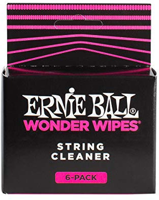 Ernie Ball P04277 Wonder Wipes String Cleaner 6 Pack