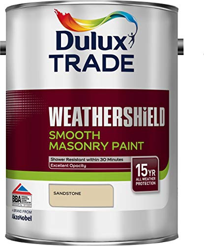 Dulux Trade Weathershield Smooth Masonry Sandstone 5 Litres