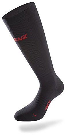 Lenz Compression Socks 1.0, Schwarz, L (38-44 cm)