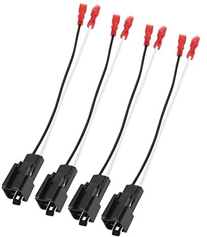 A ABSOPRO 4 Stück Lautsprecher Anschluss Kabelbaum Adapter 72-6512 für Chrysler