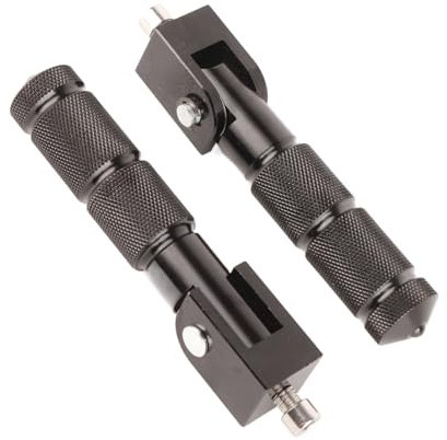 Port C Pied Pas Moto,C Pied ere Moto,Repose Pied Moto,Repose Pieds pour Moto,Repose-Pieds Pnts pour Cycteur,2 Pièces Péds en Aum pour Moto ure Élecque 8Mm Port PNT l À 90 Degrés