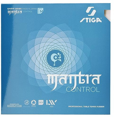 Stiga Mantra Control Table Tennis Pad Red 2.0