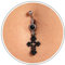 Wendalern Silber Bauchnabel Ring Kreuz Baumeln Bauch Ring Funkelnde Cz Kristall Nabel Ring Chirurgenstahl Bauchnabel Piercing Schmuck Für Frauen Mädchen