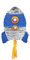 Boland 50514 - Pinata Rakete, 56 x 23 cx 18 cm, Hängedeko, Dekoration für Geburtstag, Mottoparty und Karneval