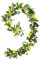 Artificial Lemon Garland with Yellow Lemon, Spring Summer Greenery Wreath for Front Door Wall Mantle Wedding Party Table Decorations