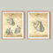 YLHKME Menschliches Herz Anatomie Bilder Leinwand Malerei, Vintage Stil Medizinische Wandbilder Wohnzimmer Schlafzimmer Deko Poster Kunstdrucke,Ohne Rahmen (Rahmenlos,2X40X50CM)