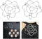 2 Stück Eier Dampfgarer Gestell Runde Edelstahl Dämpfen Rack, 17,4x5,5cm Dämpfer Rack Edelstahl-Dampfgestell, Rund Dämpfen Rack Zum Backen Kochen Braten, Geeignet Für Restaurantküchen