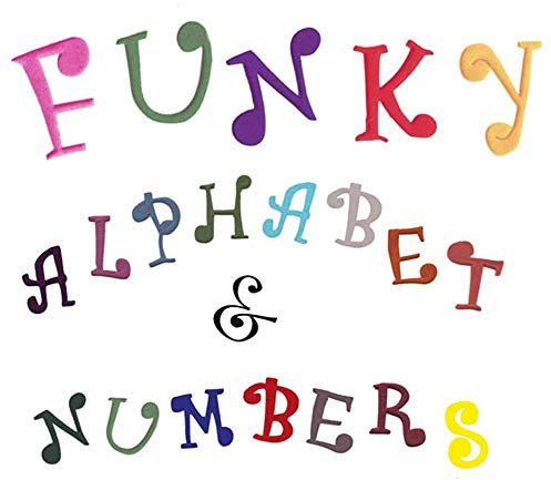 FMM Sugarcraft Funky Alphabet & Numbers