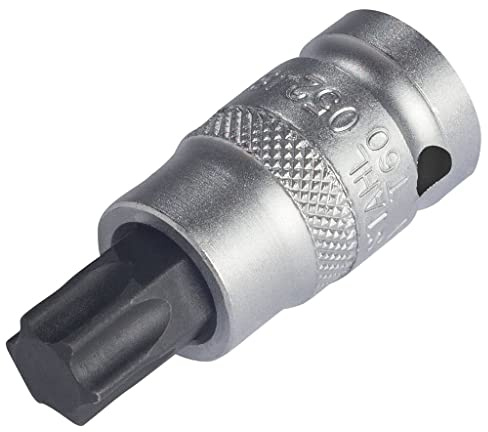 SW-Stahl 05248SB Schraubendrehereinsatz 1/2 Zoll - T60 Torx Bit-Stecknuss | Kurze Ausführung 53 mm - Hochwertiger Chrom-Vanadium-Stahl - Brünierte Spitze für TX-Schrauben - Werkstatt-Qualität