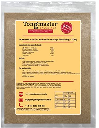 Boerewors Garlic and Herb Sausage Seasoning - 250g