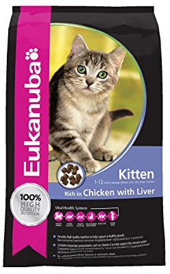 Eukanuba Junior Katzenfutter trocken - Premium Trockenfutter für Kitten von 1-12 Monate, fördert gesundes Wachstum, hoher Fleischanteil, 10 kg
