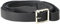 Klondyke 5/8-Inch Wide Leather Mandolin Strap - Black