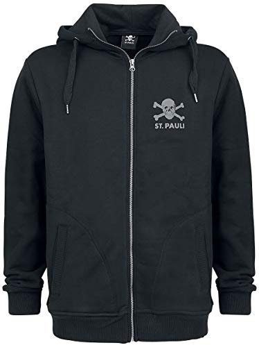 FC St. Pauli Totenkopf Kapuzenjacke Herren M