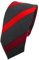TigerTie - schmale Designer Krawatte in rot bordeaux schwarz silber gestreift