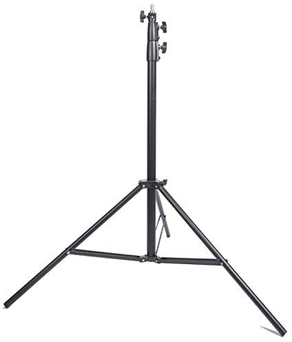 Heavy Duty Light Stand, Adjustable 260cm Air Cushioned Tripod Light Stand, for Camera Flash Strobe Softbox and Other Photography Studio Equipments