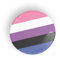 Genderfluid Stolz-Flagge Pin-Abzeichen-Schaltfläche - Pin zurück oder Magnet LGBT LGBTQ LGBTQI LGBTQIA