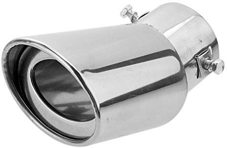 Auto Auspuffrohr,MoreChioce Edelstahl Auspuffblende Auspuff Schalldämpfer Endrohr Heck Schalldämpfer Spitze für Rohrdurchmesser 1,5 bis 2,1 Zoll