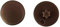 Capuchons bruns marrons RAL 8011 pour vis T30 par 200