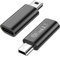 EasyULT Adattatore da USB C a Mini USB 2.0 2 Pack, Adattatore da Mini USB a USB C per la Connessione di Laptop/Tablet Compatibili, Lettori MP3, Fotocamere Digitali ecc.(nero)