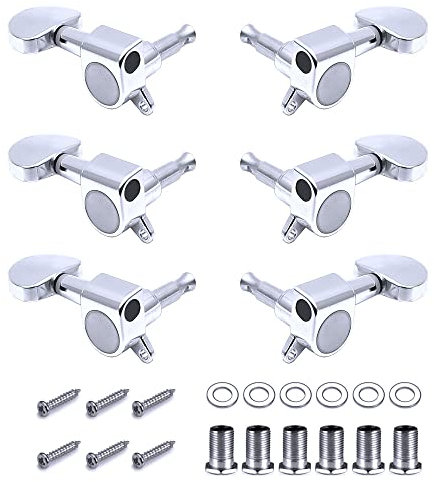 ZDNT 6-Piece Guitar Tuner Set - Electric & Acoustic Guitar Tuning Pegs & Keys