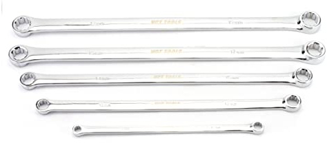 VCT 5pc Extra Long Double Box End Metric Chrome Vanadium Steel Wrench Set Tool