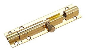 EYCFSJ Barrel Bolt Latch 4Pcs Copper Bolts Garden Door and Window Bolt Bolts Cabinet Door Pure Copper Bolts Brass Bolts Various Specifications of Bolts Large