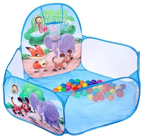 Basketball Bällebad Faltbar Bällepool Pop Up Zelt Kinderspielzelt (ohne Bälle) (110 cm)
