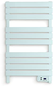 CREATE / Warm Towel 500W / Sèche-Serviettes électrique Bleu/ 96,9x5x55 cm/pour Sol ou Mur, minuterie, écran LCD, Faible consommation, temporisateur