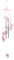 Carillon à Vent Décoratif en Métal Rose pour Balcons, Appuis de Fenêtre, Couloirs et Décoration de Jardin Extérieur