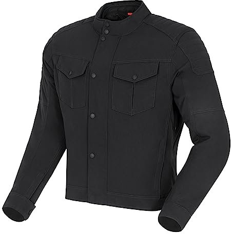 REBELHORN Hunter Motorradjacke Herren | Textil | Ellbogen und Schulterprotektoren Stufe 2 | Thermofutter mit Integrierter Wasserdichter und Atmungsaktiver Membran