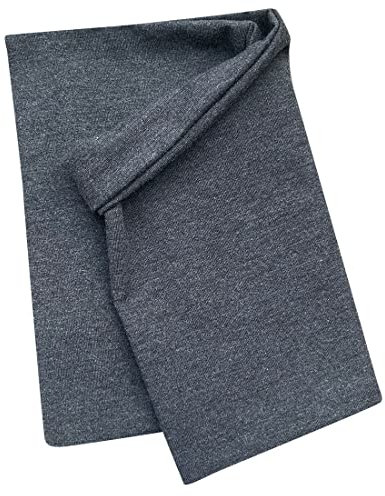 Wollhuhn Öko Jungen/Mädchen Leichter Lockerer Schlupfschal/Halstuch/Loop Baumwolle Zwei Lagen Jersey Übergangszeiten/Sommer 32132220 (Einfarbig/Uni Anthrazit)