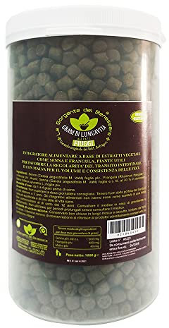 LA SORGENTE DEL BENESSERE | Grani di Lunga Vita Fiuggi - Barattolo da 1kg | Integratore Alimentare, A Base Di Estratti Vegetali, Utile Nel Regolare Il Transito Intestinale