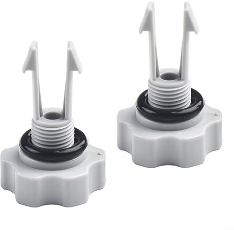 URPIZY Pièces de Rechange de Pompe de Filtre de Piscine # 10460 Vannes de libération d'air avec Joints toriques pour Pompe de Filtre pour Intex (2PCS)