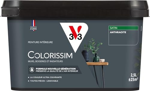 V33 Peinture multi-supports Colorissim® Anthracite satin 2,5L