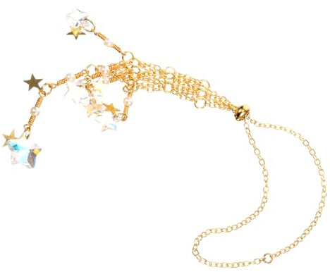 Lurrose Hängender Kristallanhänger Kristallkugelprisma Regenbogen-maker-sonnenfänger Sonnenfänger Aus Sternkristall Kristallschneeflockengirlande Kristall-windspiel Metall Fenster Gabione