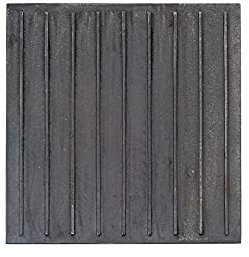 Lunaway - Placa de Chimenea ranurada de Hierro Fundido | Grosor 1 cm (60 x 60 cm)