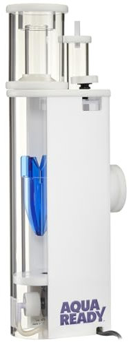 AquaReady NF-1 Nano Protein Skimmer für Salzwasseraquarien – Effizienter In-Sump oder In-Tank Skimmer für Salzwasser & Riffaquarien, Ultra leise Pumpe, verstellbar, kompaktes Design, Nano & kleine