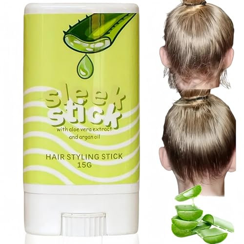 Hair Wax Stick for Flyaways - Non-greasy Styling Edge Control for Hair, Wigs - Smoothing Frizz Finishing Stick for Men and Women