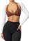 Navneet Women Shrugs Long Sleeve Bolero Shrug Cropped Cardigans Workout Arm Sleeves Shawl Going Out Tops Basic White M